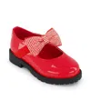 Jessica Simpson Toddler Girls Aubrey Bow Slip On Shoe In Red