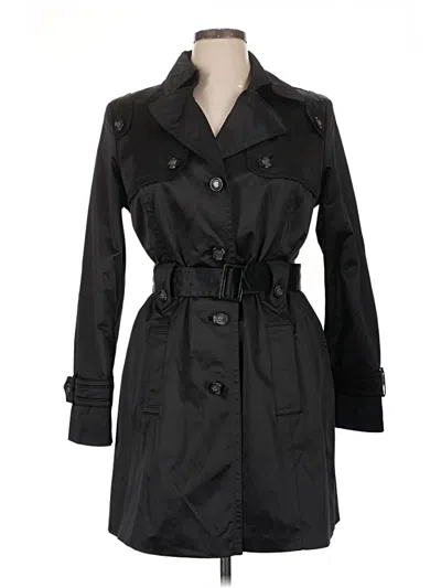 Pre-owned Jessica Simpson Trenchcoat In Black