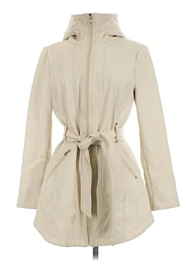 Pre-owned Jessica Simpson Trenchcoat In Ivory