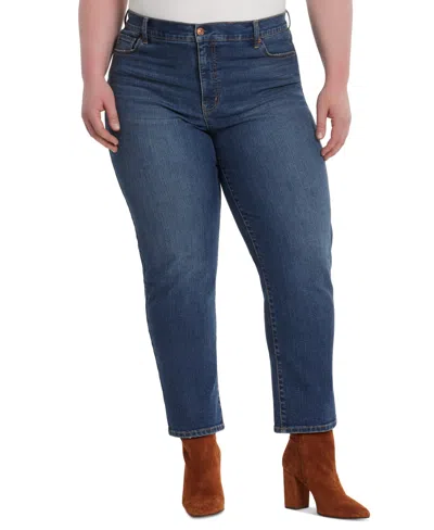 Jessica Simpson Trendy Plus Size Harmony Straight-leg Jeans In Particles