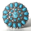 Jessica Simpson Turquoise Stone Ring In Multi