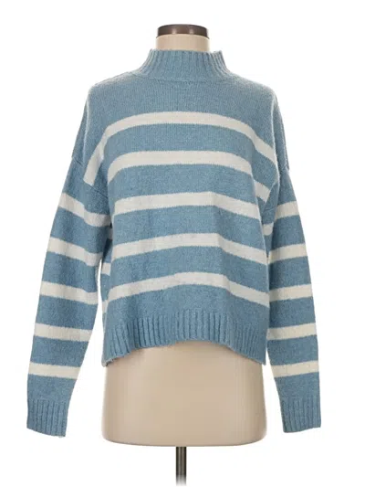 Pre-owned Jessica Simpson Turtleneck Sweater In Blue