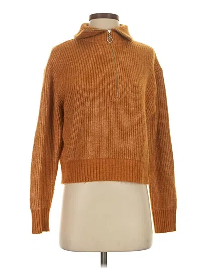Pre-owned Jessica Simpson Turtleneck Sweater In Brown