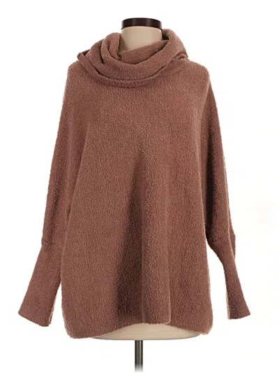 Pre-owned Jessica Simpson Turtleneck Sweater In Brown