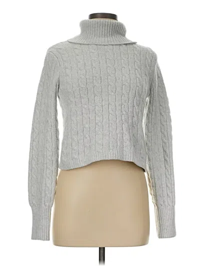 Pre-owned Jessica Simpson Turtleneck Sweater In Gray