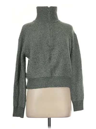 Pre-owned Jessica Simpson Turtleneck Sweater In Green