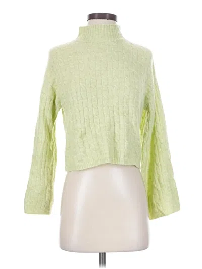 Pre-owned Jessica Simpson Turtleneck Sweater In Green