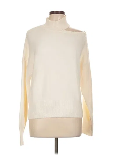 Pre-owned Jessica Simpson Turtleneck Sweater In Ivory