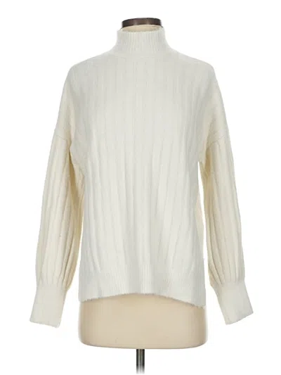 Pre-owned Jessica Simpson Turtleneck Sweater In Ivory