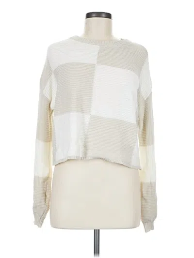 Pre-owned Jessica Simpson Turtleneck Sweater In Ivory