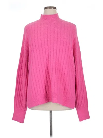 Pre-owned Jessica Simpson Turtleneck Sweater In Pink