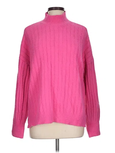 Pre-owned Jessica Simpson Turtleneck Sweater In Pink