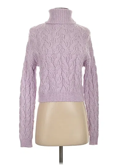 Pre-owned Jessica Simpson Turtleneck Sweater In Purple
