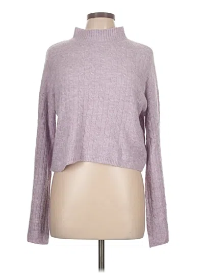 Pre-owned Jessica Simpson Turtleneck Sweater In Purple