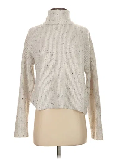 Pre-owned Jessica Simpson Turtleneck Sweater In Silver