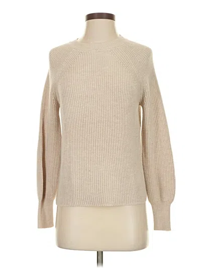 Pre-owned Jessica Simpson Turtleneck Sweater In Tan