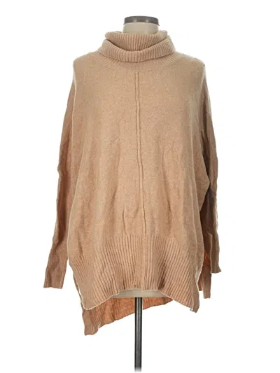 Pre-owned Jessica Simpson Turtleneck Sweater In Tan