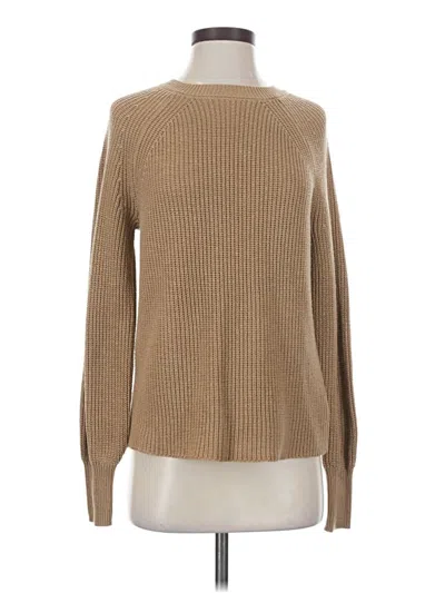 Pre-owned Jessica Simpson Turtleneck Sweater In Tan