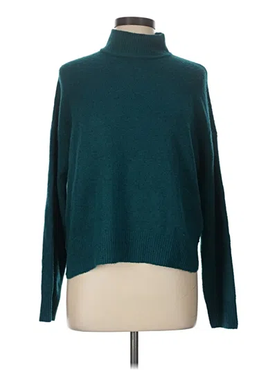 Pre-owned Jessica Simpson Turtleneck Sweater In Teal