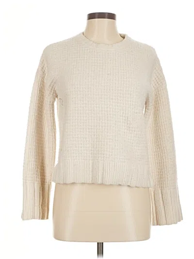 Pre-owned Jessica Simpson Turtleneck Sweater In White
