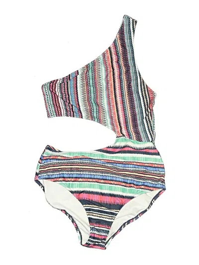 Pre-owned Jessica Simpson Two Piece Swimsuit In White