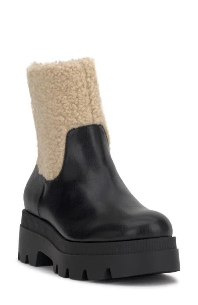 Jessica Simpson Ulalie Platform Bootie In Black Ivory