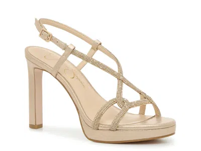 Jessica Simpson Verret Sandal In Gold