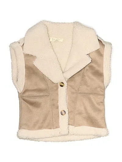 Pre-owned Jessica Simpson Kids' Vest In Ivory