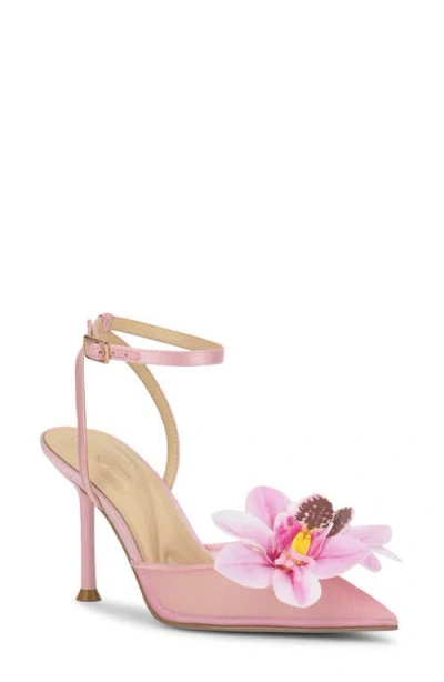 Jessica Simpson Vilyria Embellished Pointed Toe Pump In Pink