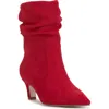 Jessica Simpson Vyluna Pointed Toe Bootie In Red Muse