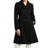 Jessica Simpson Walker Trench Coat In Black In Black