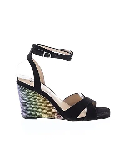 Pre-owned Jessica Simpson Wedges In Black