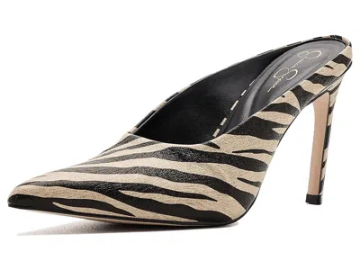 Jessica Simpson Wilix High Heels Mule Women's Shoes Bone Combo: 9 M In Brown