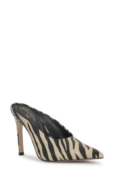 Jessica Simpson Wilix Pointed Toe Mule In Natural 04