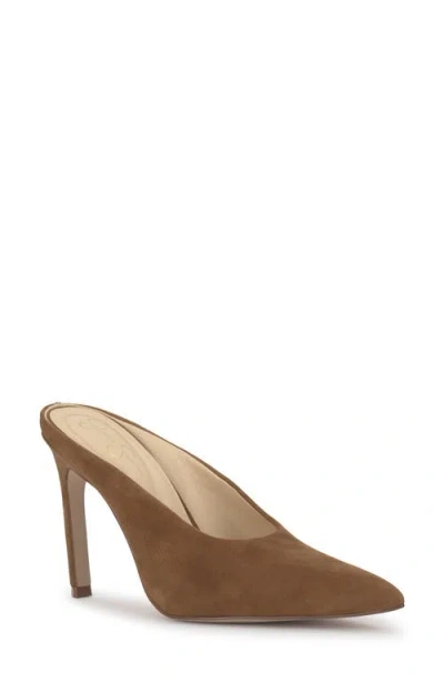 Jessica Simpson Wilix Pointed Toe Mule In Brown