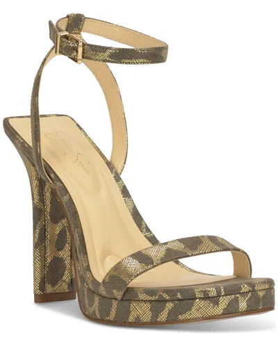 Jessica Simpson Women's Adonia Two-piece Platform Dress Sandals