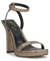 Jessica Simpson Adonia Ankle Strap Platform Sandal In Gray