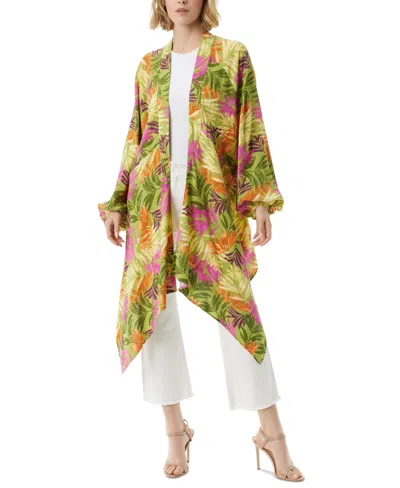 Jessica Simpson Women's Agnette Hilow Long-sleeve Kimono In Pickled Pepper