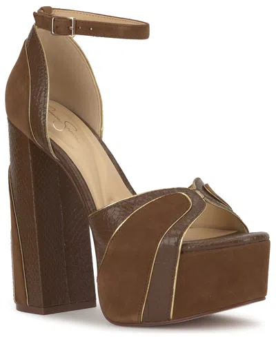 Jessica Simpson Women's Avele Platform Block Heel Dress Sandals