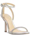 Jessica Simpson Baharia Sandal In Silver Rhinestone