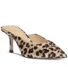 Jessica Simpson Belvaen Pointed Toe Mule In Animal Print