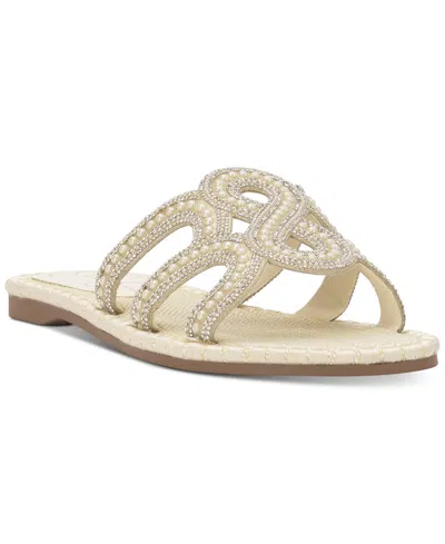 Jessica Simpson Women's Bria Rhinestone Slide Sandals