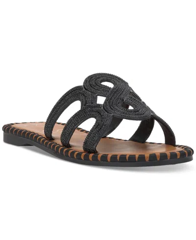 JESSICA SIMPSON WOMEN'S BRIA RHINESTONE SLIDE SANDALS