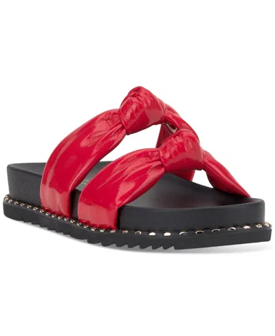 JESSICA SIMPSON WOMEN'S CARALYNA KNOTTED FOOTBED SANDALS