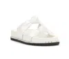 Jessica Simpson Caralyna Platform Slide Sandal In White