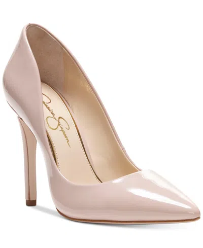 Jessica Simpson Women's Cassani Pointed-toe Pumps In Light Pink Patent