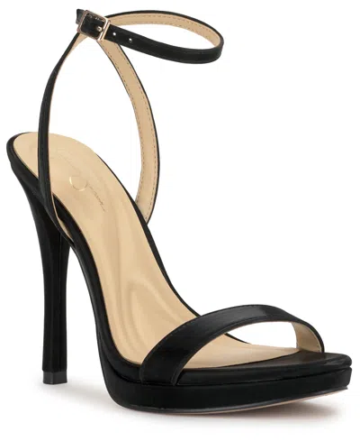 Jessica Simpson Women's Divra Stiletto Heel Dress Sandals In Black