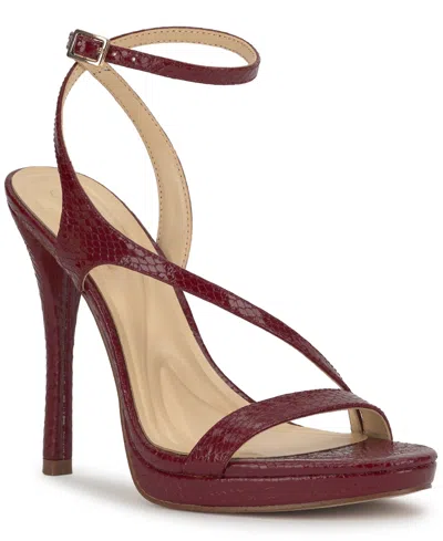 Jessica Simpson Dixia Platform Sandal In Burgundy