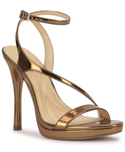 Jessica Simpson Women's Dixia Strappy Stiletto Dress Sandals In Gray