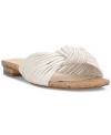 Jessica Simpson Dydra Slide Sandal In White Faux Leather